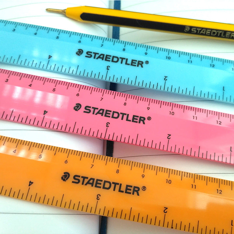 Stadler Ruler STAEDTLER 562 Transparent Colored Rulers,6 inch,5 Pack