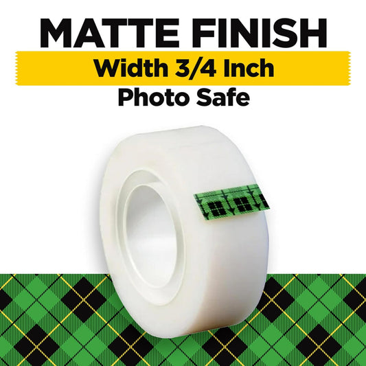 Scotch Magic Tape,3 Rolls,Invisible 19mm x 25m