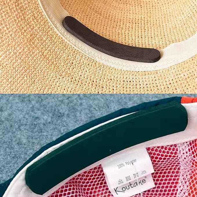 30pcs Hat Size Tape Reducer Inserts Liner Foam Black and White