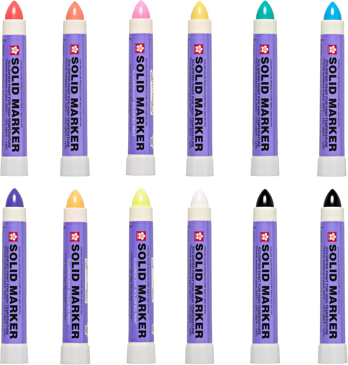 SAKURA Solid Marker,Permanent Marker Paint Pens,12 Pack
