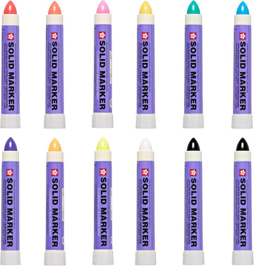 SAKURA Solid Marker,Permanent Marker Paint Pens,12 Pack