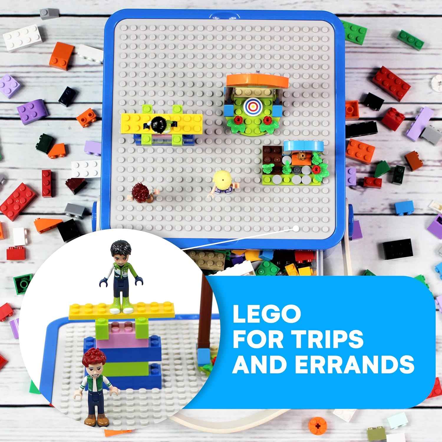 Bins & Things Storage Bin Organizer Box for LEGO Building Blocks