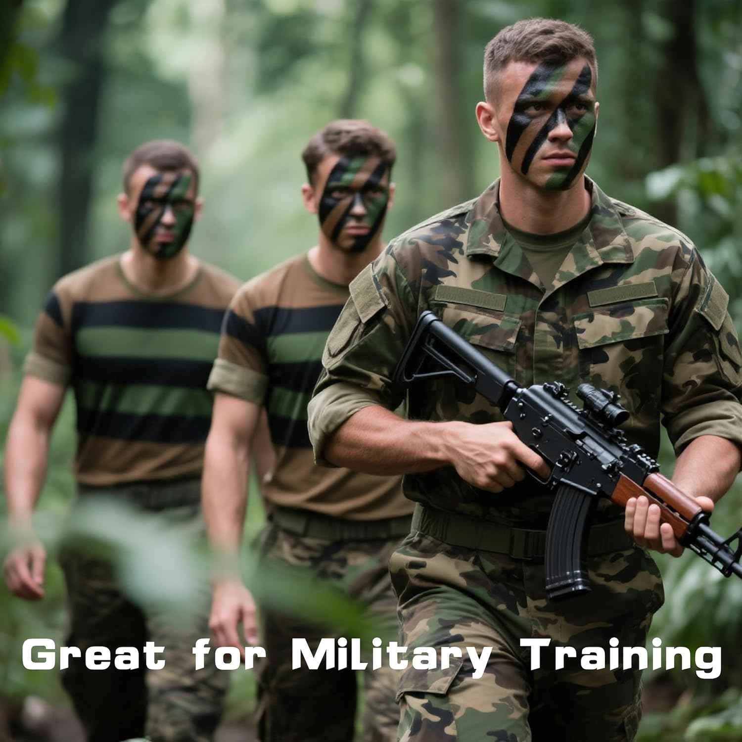 3PCS Camo Face Paint Stick Hunting Army Military