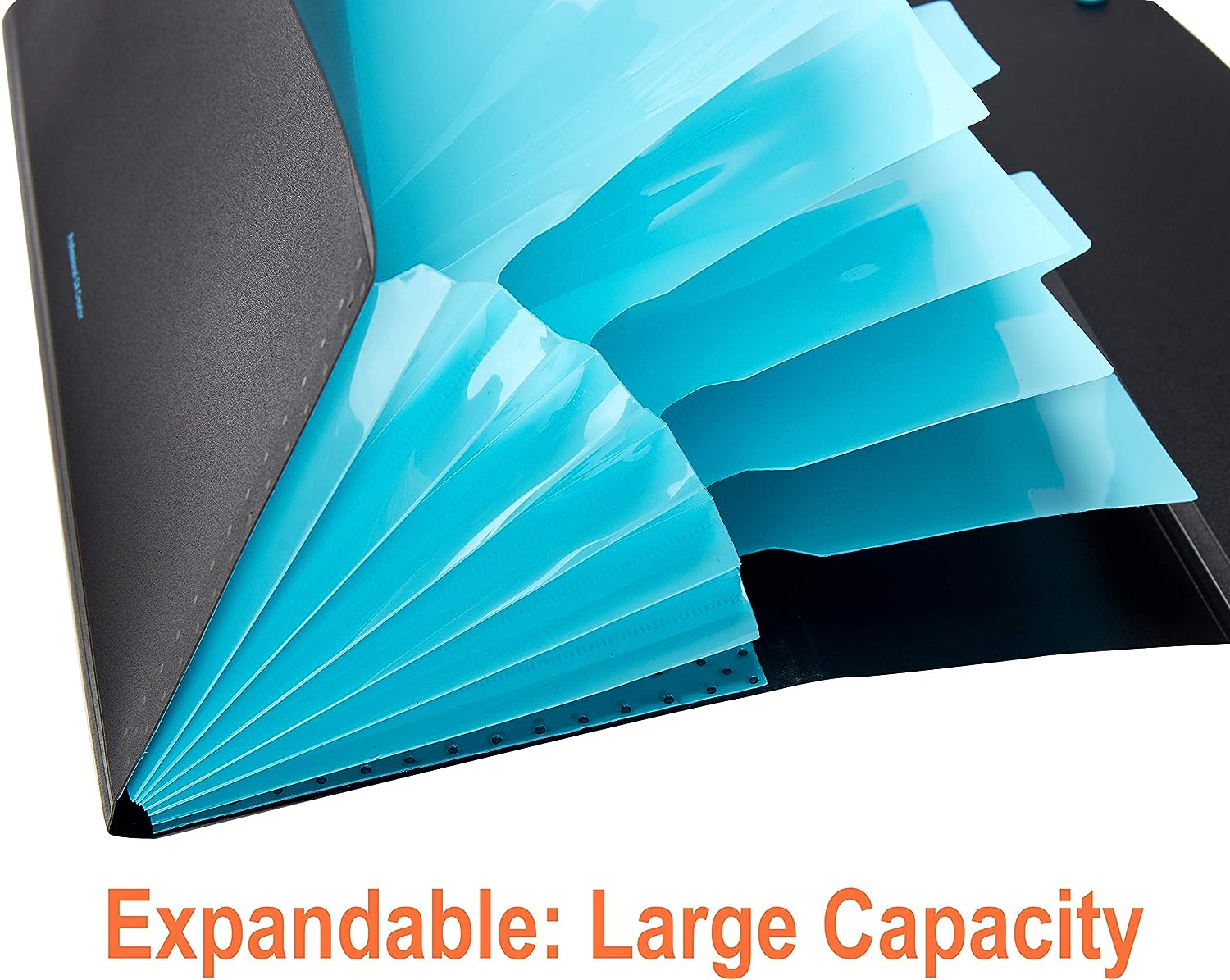 4 Pack Expanding File Folders with 6 Pockets,A4 Letter Size