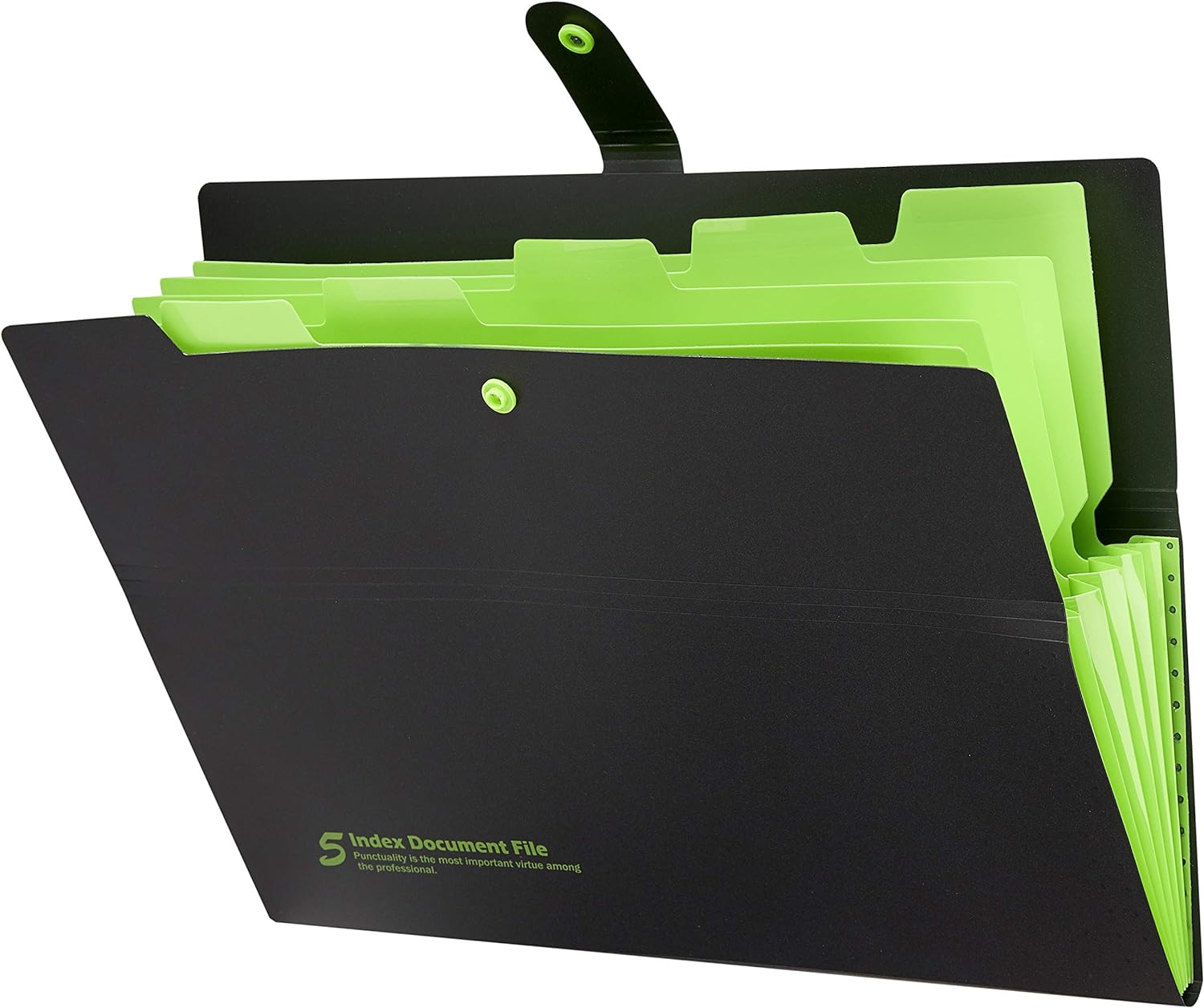 4 Pack Expanding File Folders with 6 Pockets,A4 Letter Size