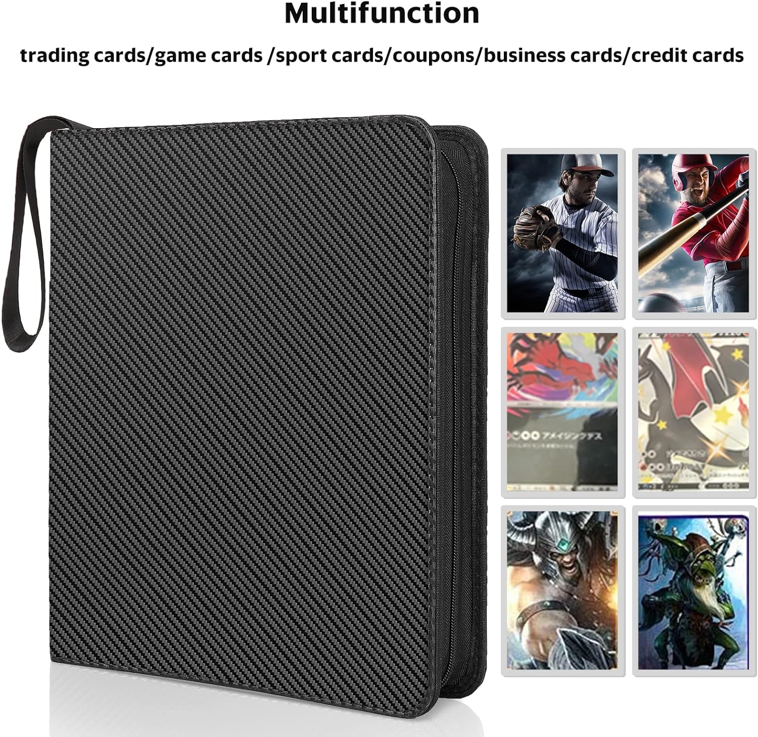 720 Pockets Trading Card Binder with Sleeves