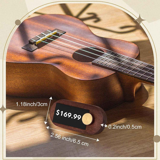 Wooden Price Store Display Signs with Price Tag Paper and Pens