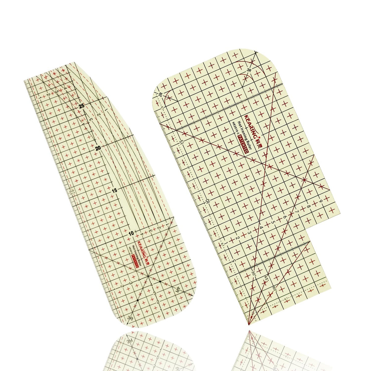 Pikaby Hem Ruler Metric Hot Hem Ironing Ruler for Sewing