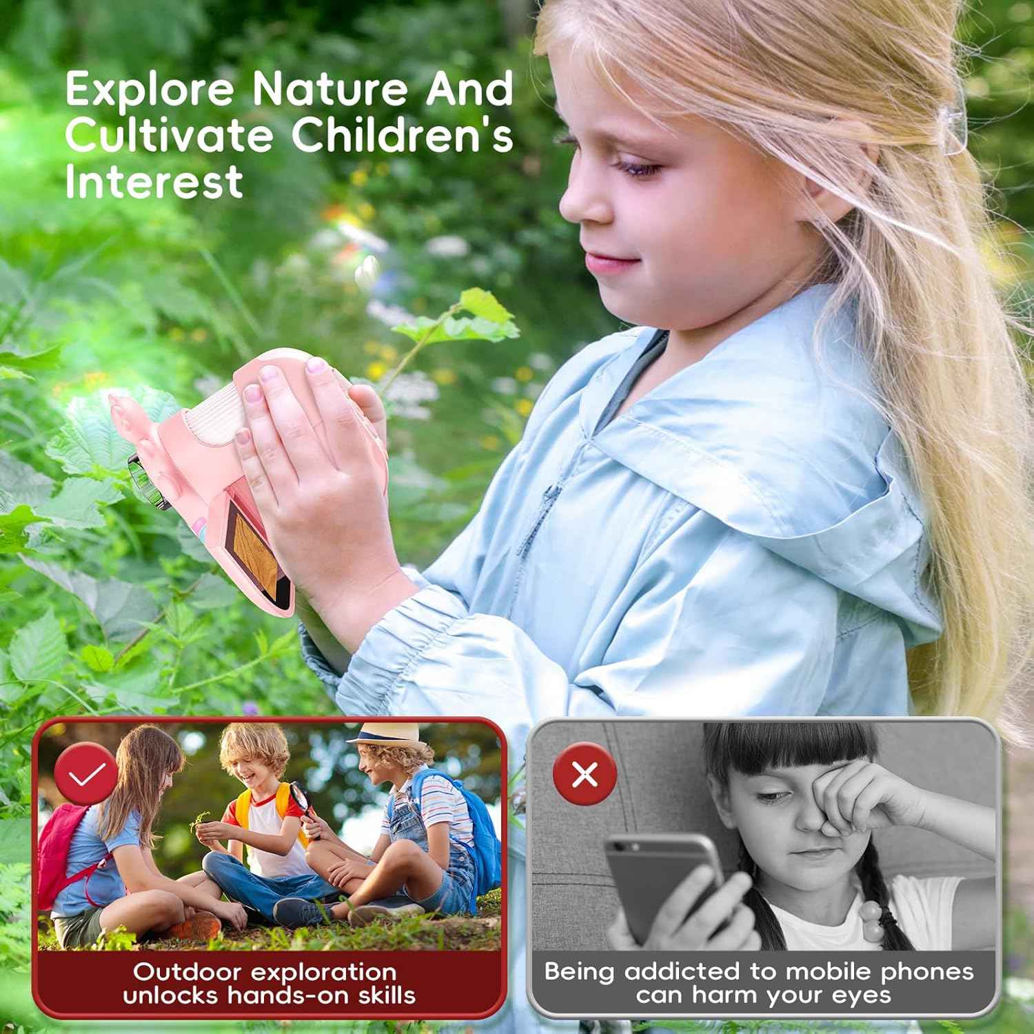 Handheld Digital Microscope for Kids Educational Science