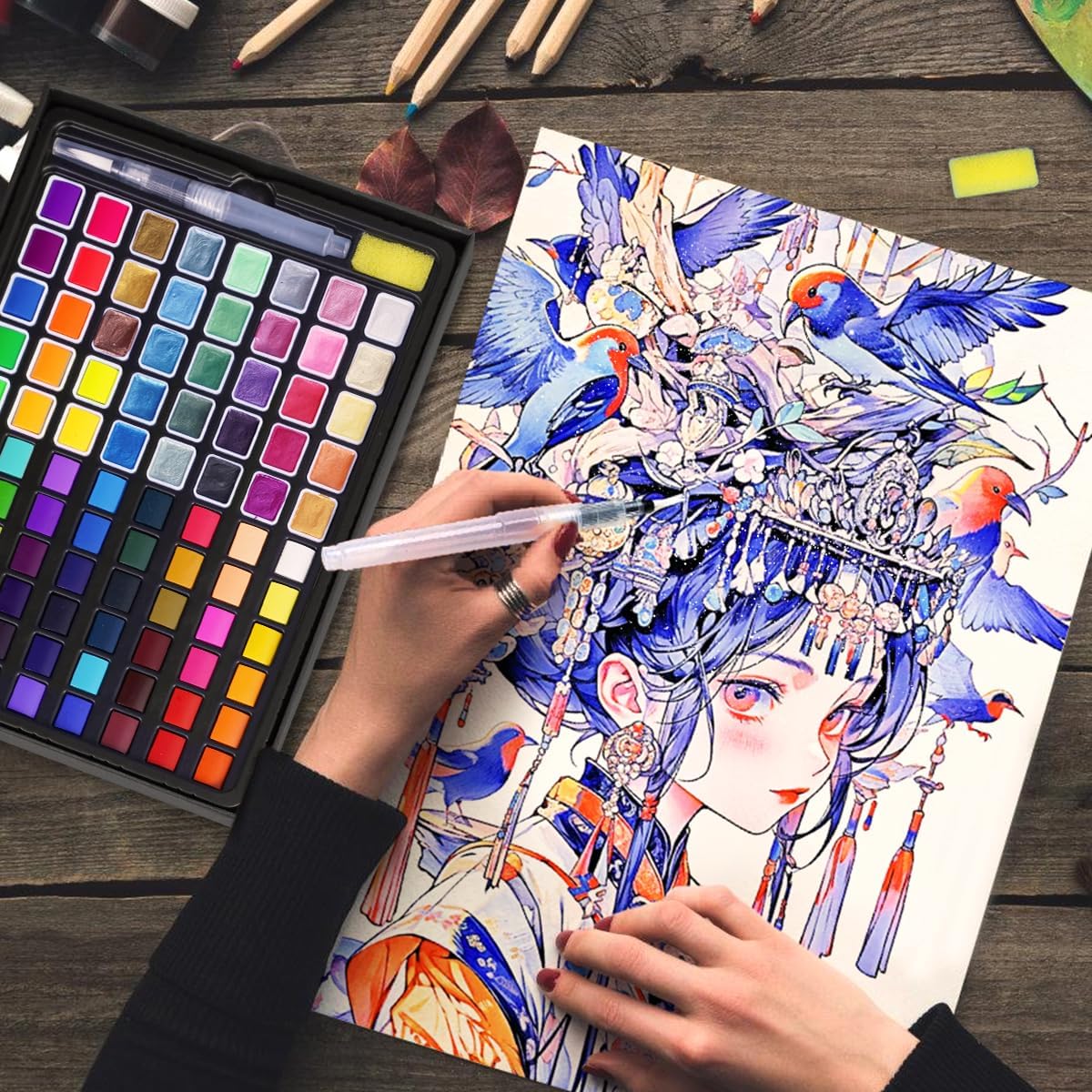 88 Color Watercolor Paint Set
