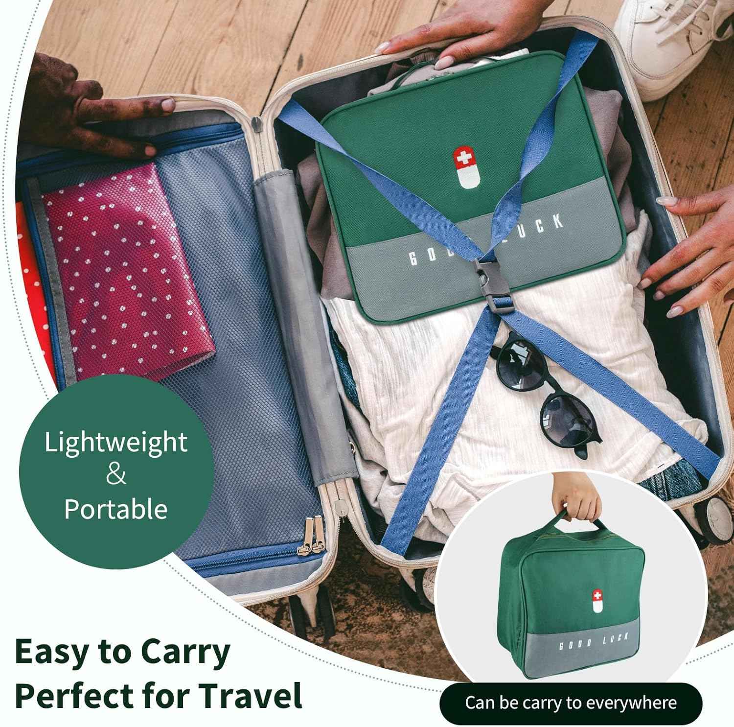 Empty Medical Supplies Organizer Bag Trauma Kit