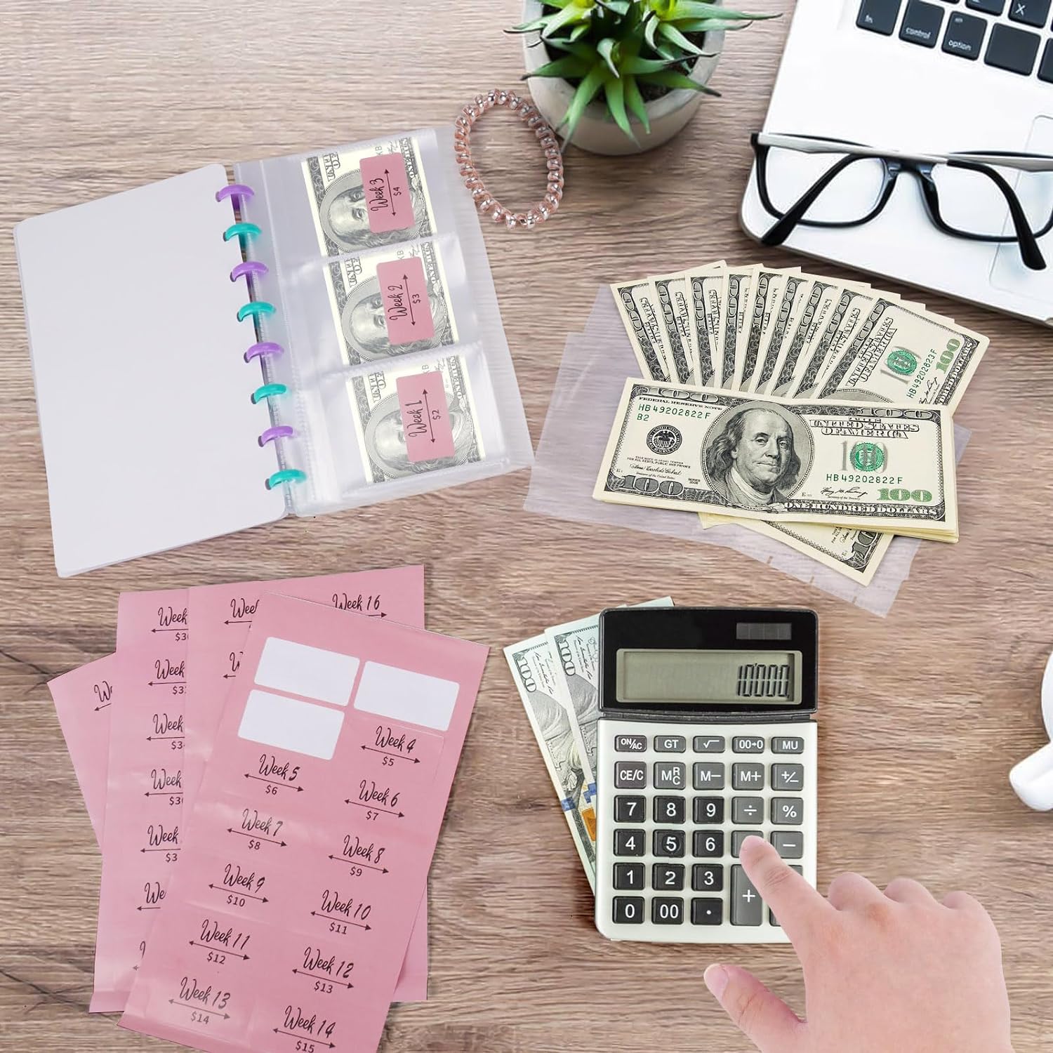 52 Weeks Saving Challenge Binder Budget Planner