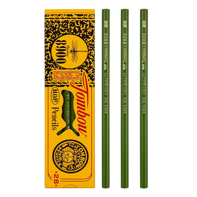 TOMBOW 8900 Drawing Pencils, 2B-2H, 12-Pack