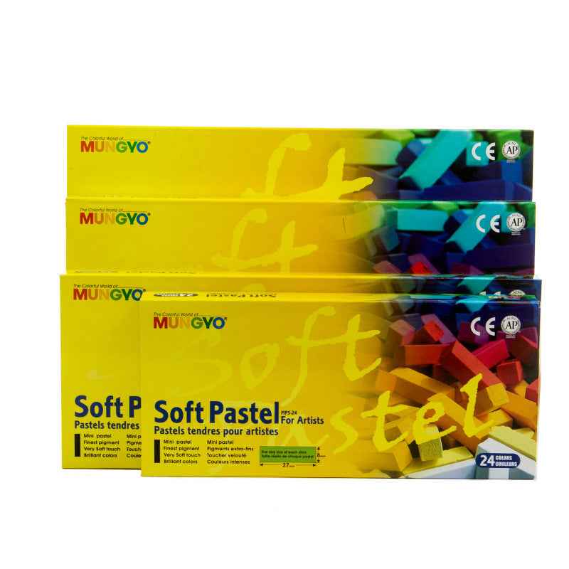 MUNGYO Standard Square Soft Pastels for Artists 24/32/48/64 Colors