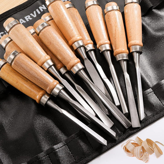 12 PCS Wood Carving Chisel Tools