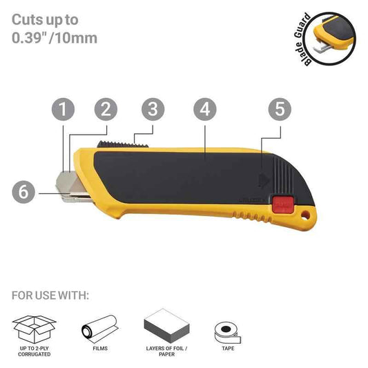 OLFA SK-6 Fully-Automatic Safety Knife with Blade Guard