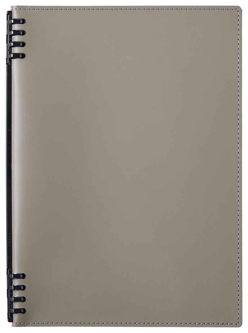 King Jim Lezaface U Ring Notebook TEFRENU B5 Grey
