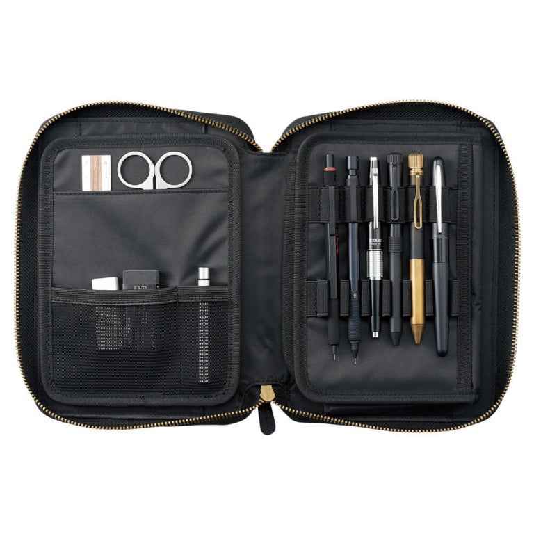 LIHIT LAB A-3803 Stand Book Pen Case PU Leather