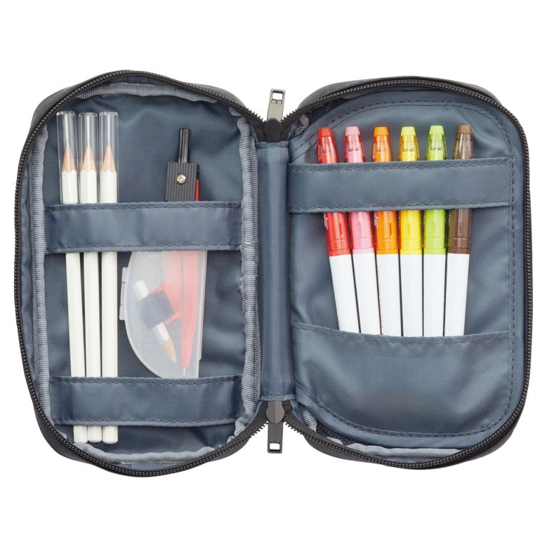 LIHIT LAB A-7551 Zipper Pencil Case
