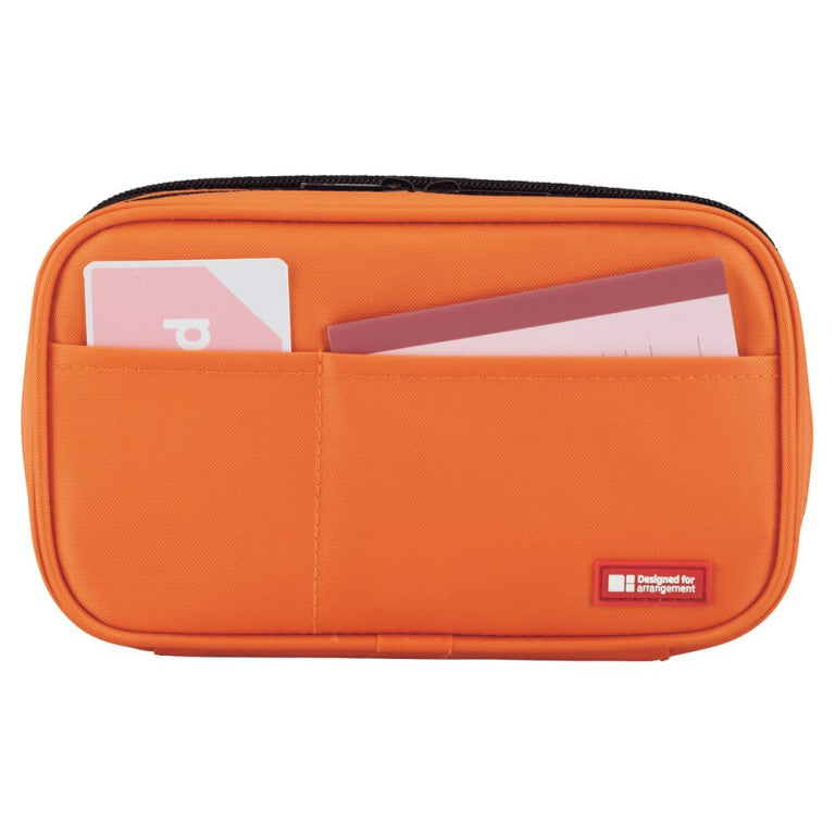 LIHIT LAB A-7555 Zipper Pencil Case Double