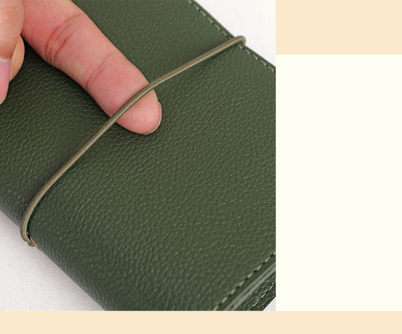 5 Ring Binder Cover A7 MINI Leather Notebooks 8 Color Pack - TTpen