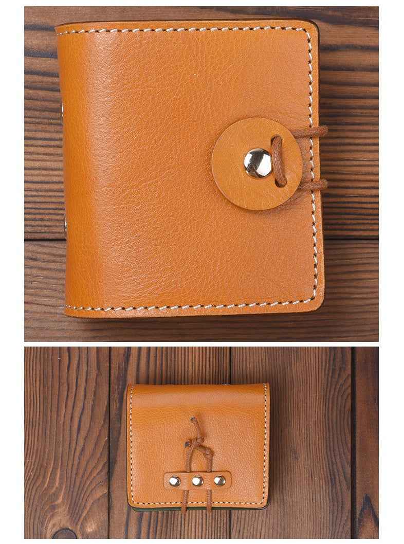 A9 Leather Pocket Notebook – 3-Ring Refillable Mini Binder 50 Sheets