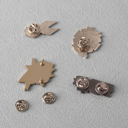 Soviet Russia Victory Day St. George Ribbon Metal Brooch Pin 4 Pack