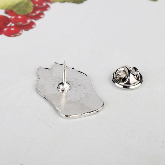 Punk Style Witch Cat Claw Alloy Brooch Pin 4 Pack