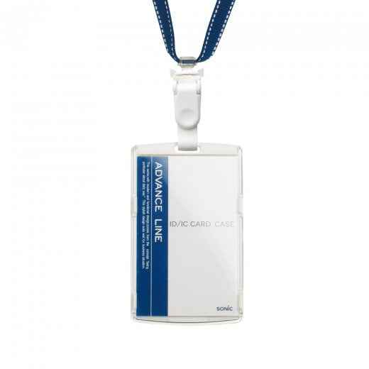 Sonic ID Name Card Hard Case & Strap Vertical AL-847