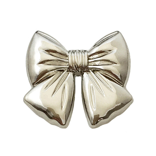 15-25mm Vintage Bronze Bow-Shaped Metal Decorative Buttons 20pcs