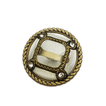 Bronze ovale bijou-knop, 17,5–28 mm, diamantförmiger Einsatz, 6 Stk.