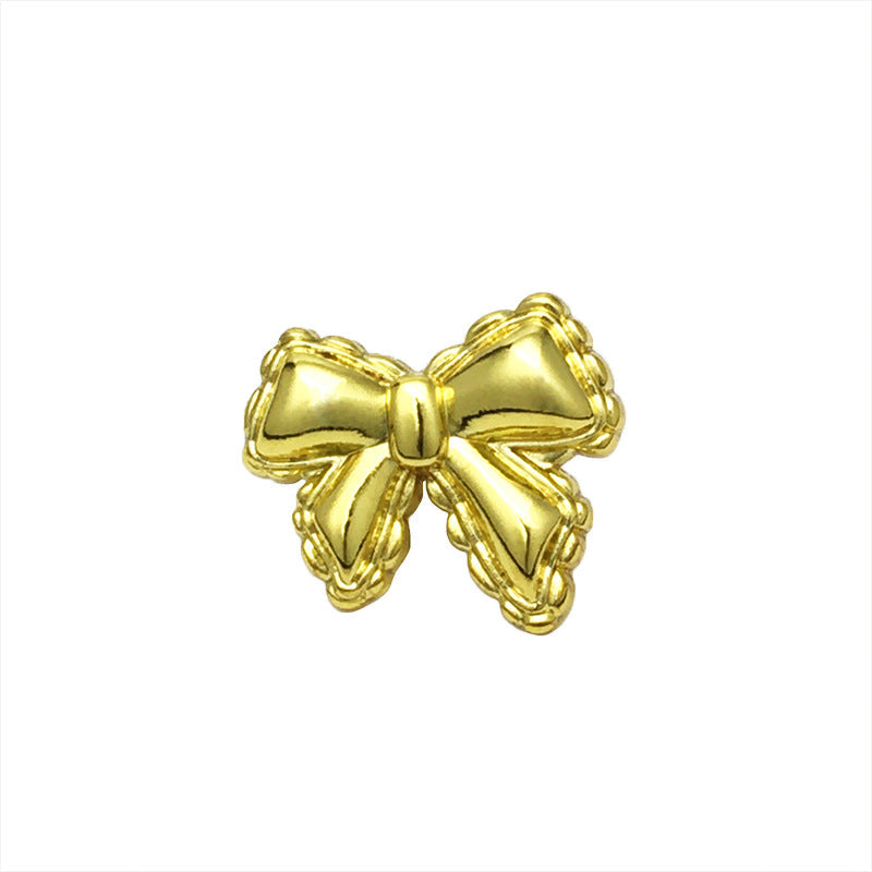 Antikgold 3D-Schmuckknopf mit Schleife, 12–22,5 mm