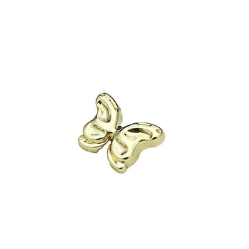 Mariposa de metal dorada, botones para camisa con 4 piezas de montaje, 11/15/21 mm