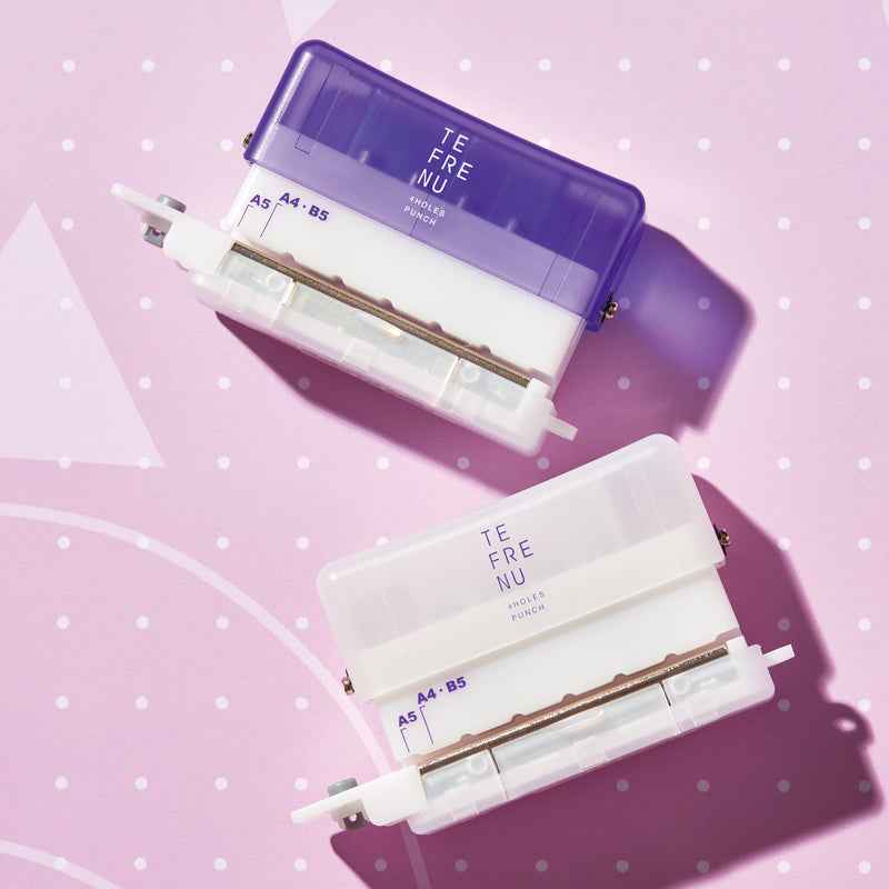 King Jim TEFRENU 4 Hole Paper Punch