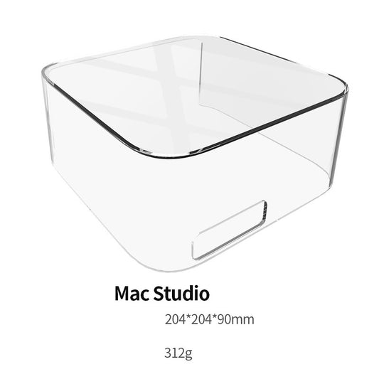 Acrylic Dust Cover for Apple Mac Mini & Mac Studio – Clear Protective Display Case Mac Studio