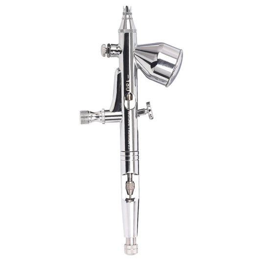 180 Dual-Action External Mix Airbrush 0.2/0.3/0.5mm Nozzle,for Gunpla,Scale Models & Figure Painting
