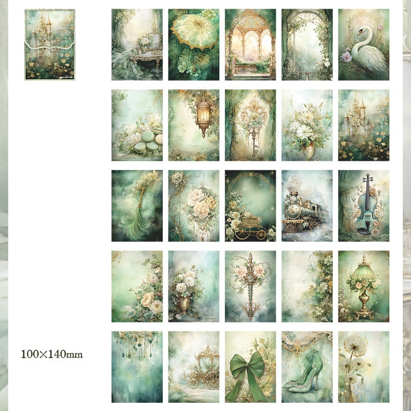 Alice's Wonderland Paper Pad – 300 Dreamy Background Sheets