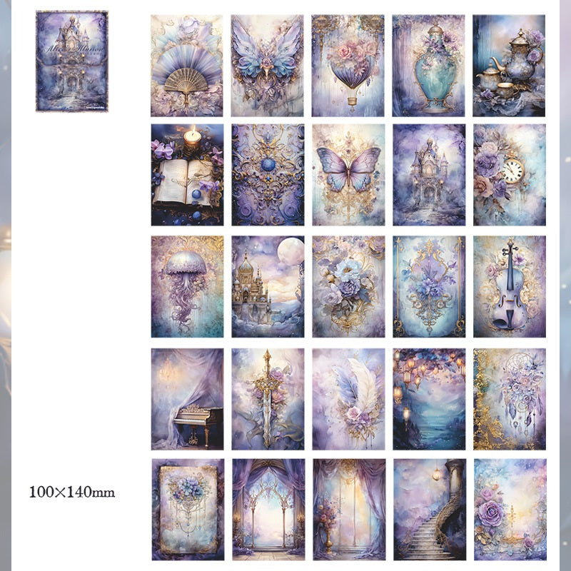 Alice's Wonderland Paper Pad – 300 Dreamy Background Sheets