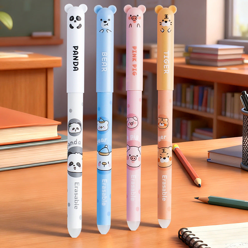 Animal Zoo Erasable Gel Pens 0.5mm Set of 16