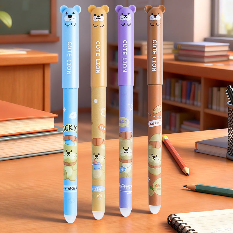 Animal Zoo Erasable Gel Pens 0.5mm Set of 16