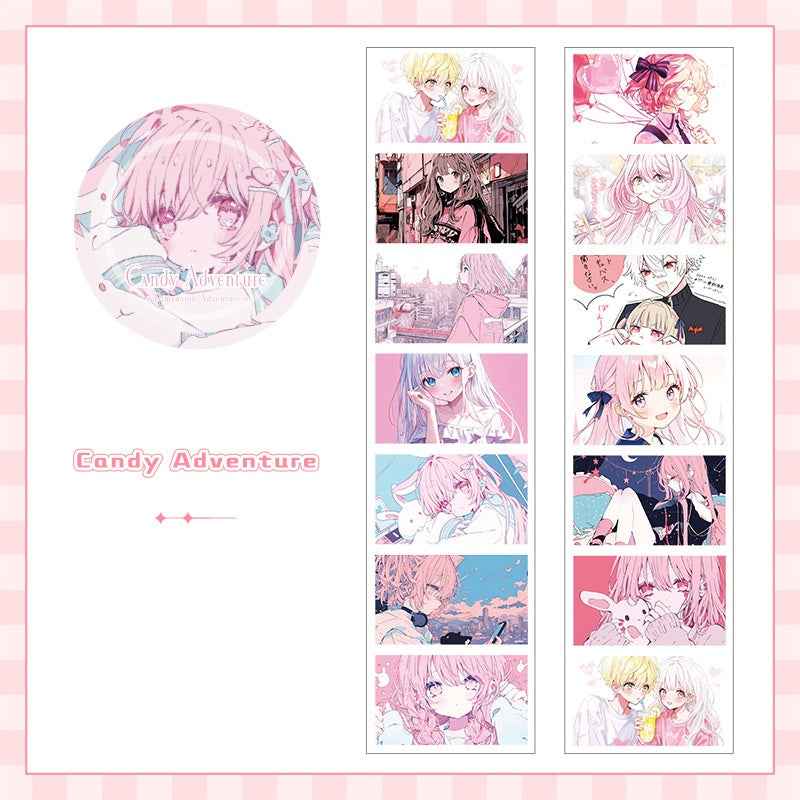 Anime Creative Die-Cut Washi Tape Set 4 Rolls