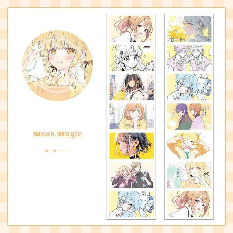 Anime Creative Die-Cut Washi Tape Set 4 Rolls