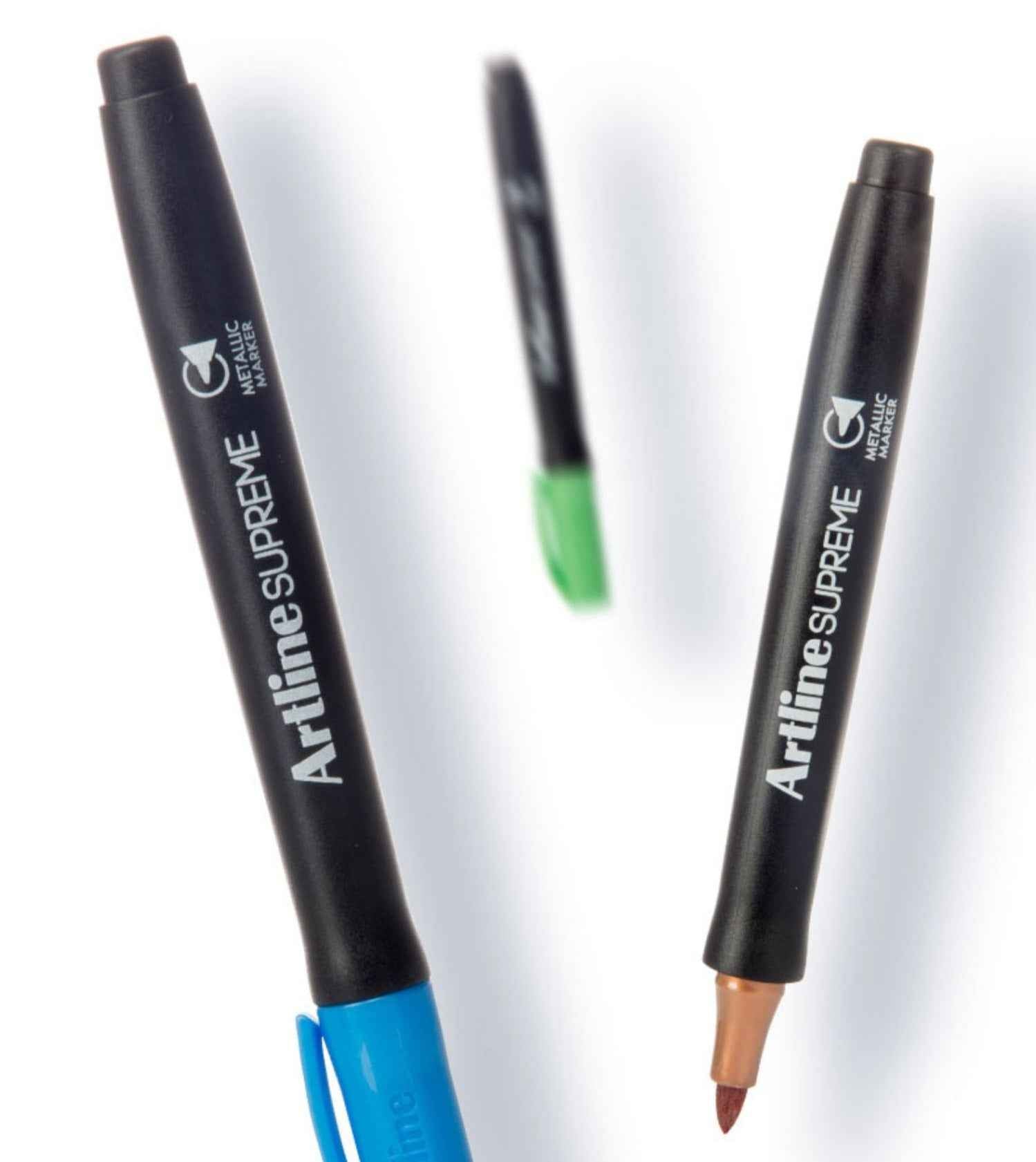 Artline SUPREME Metallic Marker Sets | 1.0mm Bullet Tip | 4 Pack