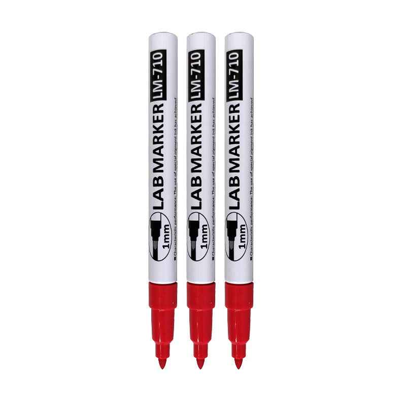 Asia-Tone Industrial LAB MARKER LM-710 Fine Point 3 Pack