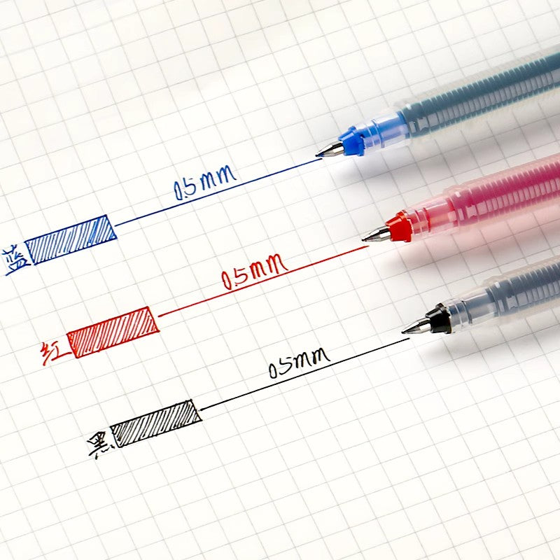 Pilot Super Gel Ballpoint Pen BL-SG-5 | Bullet Tip | Pack of 12 (Black / Blue / Red)