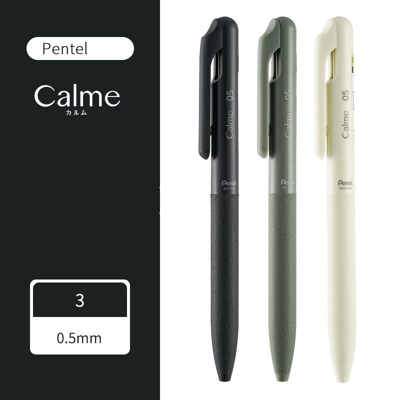 Pentel Calme kulepenn 0,5 mm 3-pakning