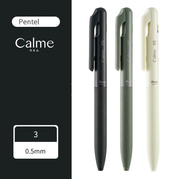 Pentel Calme kulepenn 0,5 mm 3-pakning