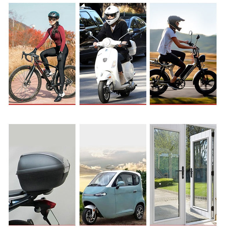 Bicycle Vibration Alarm Waterproof Remote Control Anti-Theft Alert
