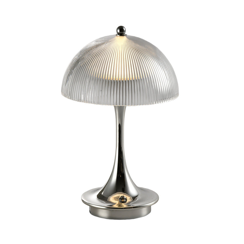 Blossom Rechargeable Table Lamp Cordless Desk Light Chrome