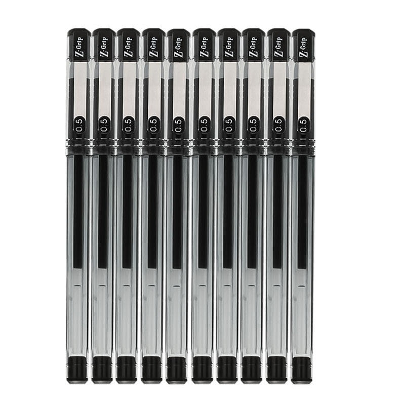 Zebra Z-Grip Stick Gel Ink Rollerball Pen,0.5mm,10 Pack